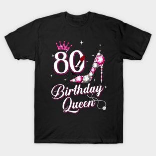 80 Queen 80Th T-Shirt